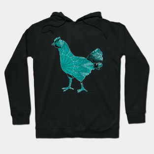 Chicken Lovers Artistic Chicken Hoodie